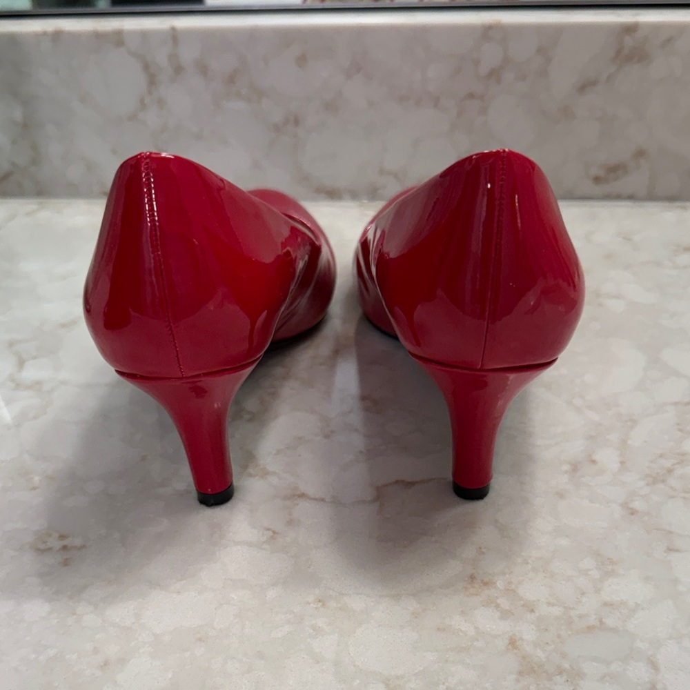 Life Stride Women's Cherry Red Heels - Picture 3 of 4